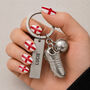 Personalised Football Boot And Ball Keyring, thumbnail 1 of 3