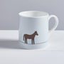 Horse Mug, Fine Bone China, thumbnail 2 of 6