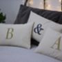 Personalised Embroidered Initial Cushion, thumbnail 8 of 10