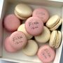 Personalised Text Macarons Gift Box Of 12, thumbnail 2 of 3