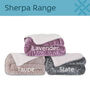 Children's Personalised Fox Sherpa Blanket, thumbnail 2 of 8