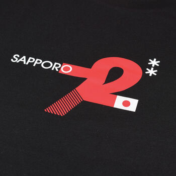 Sapporo 72 Black Snowsport Half Zip Sweatshirt, 2 of 7