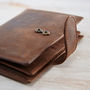 Personalised Handmade Buffalo Leather Credit Card Case, thumbnail 4 of 7