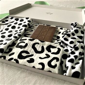 New Baby Sensory Gift Set Dalmatian Print, 3 of 3
