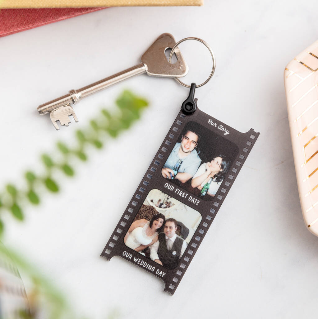 Personalised Film Strip Photograph Keyring By The Gifting Knot ...