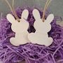 Personalised Easter Bunny Clay Decoration, thumbnail 6 of 6