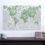 World Is Art Canvas Map Prints, thumbnail 3 of 9