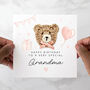 Crochet Bear Grandma Birthday Card, thumbnail 1 of 3