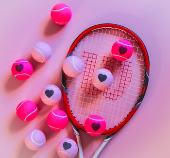 Valentine's Tennis Balls, 6 of 12