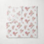 Luxury Rose Blossom Bamboo Muslin Swaddle Blanket, thumbnail 4 of 4