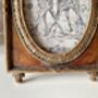 Oval Gold Parrot Photo Frame 4x6 Portrait Frame Décor, thumbnail 7 of 9