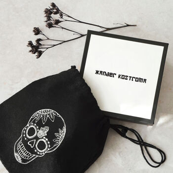 Unakite Crystal Statement Necklace, 4 of 5