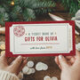 Personalised Book Of Christmas Giftable Tickets, thumbnail 1 of 10