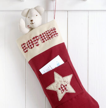 Personalised Letter To Santa Christmas Stocking, 8 of 12