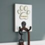 Personalised Dog Lead Hook With Coloured Surround, thumbnail 2 of 8