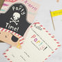 Girls Pirate Birthday Party Invitations, thumbnail 1 of 4