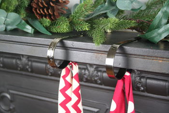 Luxury Chevron Personalised Christmas Santa Stocking, 6 of 12