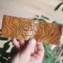 Maps And Contours Leather Personalised Card Holder, thumbnail 4 of 7