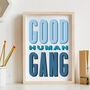Good Human Gang Retro Print, thumbnail 2 of 12