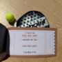 Padel Or Tennis Lovers Personalised Father's Day Gift, thumbnail 6 of 9