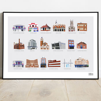 Tooting Places Art Print, 4 of 7