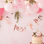 Rose Gold From Miss To Mrs Hen Party Bunting, thumbnail 1 of 3
