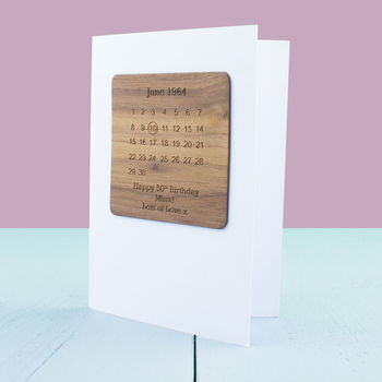 personalised calendar greeting card by create gift love ...