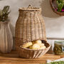 Large Traditional Woven Veg Hopper, thumbnail 6 of 6