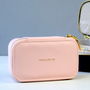 Personalised Pink Travel Jewellery Box, thumbnail 1 of 2