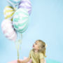 Pastel Candy Swirl Foil Balloons, thumbnail 4 of 4