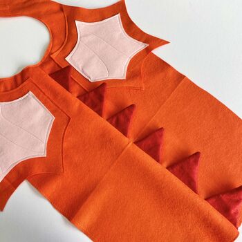 Orange Dragon Costume For Kids And Adults, 7 of 12