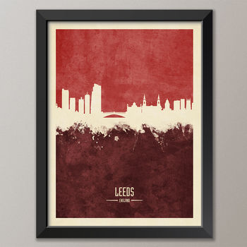 Leeds Skyline Print And Box Canvas, 5 of 6