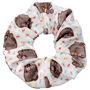 Pusheen The Cat White Ice Cream Hair Scrunchie, thumbnail 4 of 5