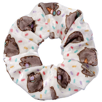 Pusheen The Cat White Ice Cream Hair Scrunchie, 4 of 5