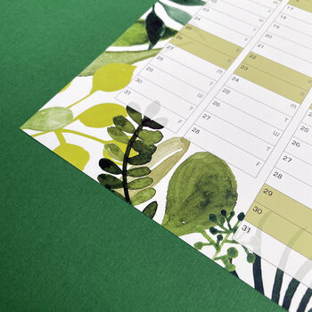 2025 Botanical Wall Calendar And Year Planner, 3 of 9