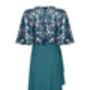 Jewel Garden Sequin Lace Wrap Dress, thumbnail 3 of 3