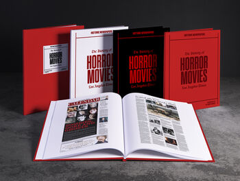 Horror Movies Personalised Gift Movie History Book, 4 of 9