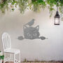 Charming Cat And Bird Wall Art Perfect Gift For Garden Decor Lovers, thumbnail 10 of 10