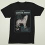 Funny Wolf T Shirt 'Know Your Danger Doggo', thumbnail 3 of 6