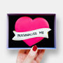Personalised Heart Banner Letterbox Cookie, thumbnail 1 of 9