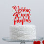 Personalised Name And Age Fabulous Birthday Cake Topper, thumbnail 2 of 3