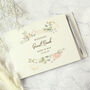 Personalised Floral Watercolour Hardback Guest Book, thumbnail 2 of 4