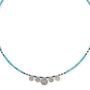 Istanbul Silver Turquoise And Lapis Lazuli Necklace, thumbnail 3 of 10