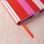 2025 Diary | A5 Hardcover Week To View | Pink And Red, thumbnail 5 of 12