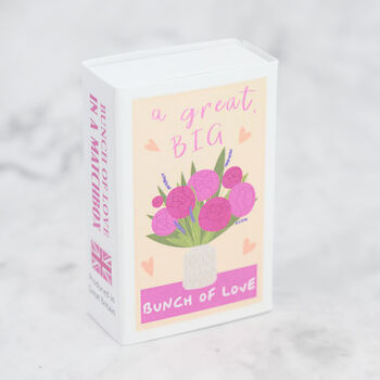 Big Bunch Of Love Bunch Of Flowers In A Matchbox, 3 of 6