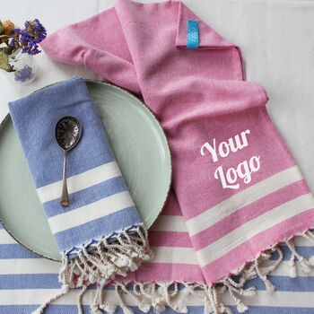 Personalised Cotton Tea Towel, Soft Cotton Tablecloth, 5 of 10