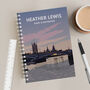 Personalised Lambeth Bridge London Diary And Notebook, thumbnail 1 of 10