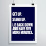 Get Up Stand Up Print, thumbnail 4 of 4