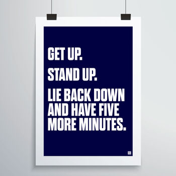 Get Up Stand Up Print, 4 of 4