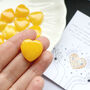 Citrine Polished Heart For Positivity And Prosperity, thumbnail 1 of 4